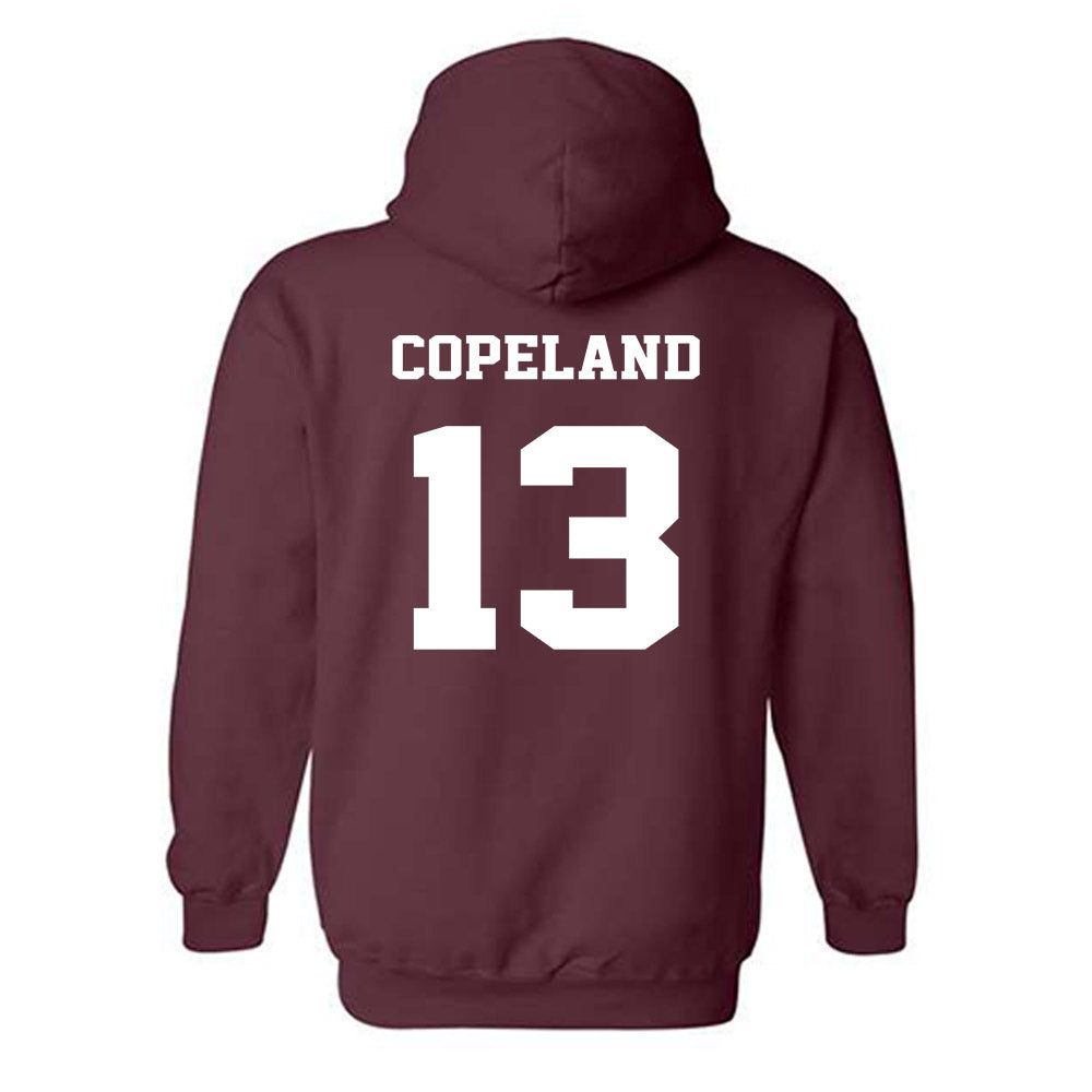 Virginia Tech - NCAA Football : Kemari Copeland - Fashion Shersey Hooded Sweatshirt-1