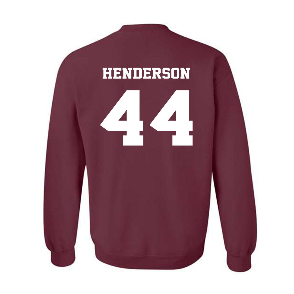 Virginia Tech - NCAA Football : Matt Henderson - Fashion Shersey Crewneck Sweatshirt-1