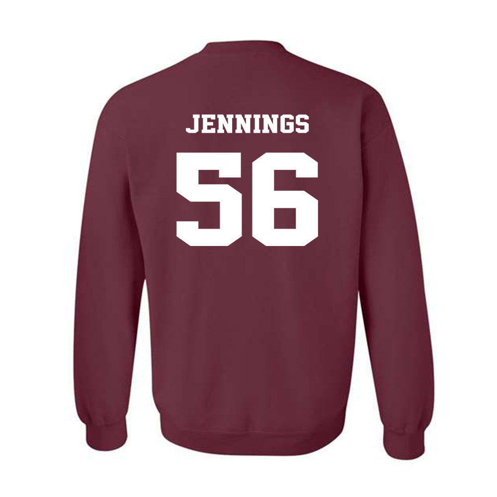 Virginia Tech - NCAA Football : Daniel Jennings - Fashion Shersey Crewneck Sweatshirt-1