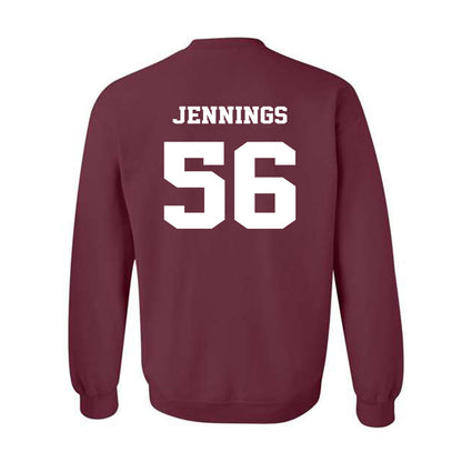 Virginia Tech - NCAA Football : Daniel Jennings - Fashion Shersey Crewneck Sweatshirt-1