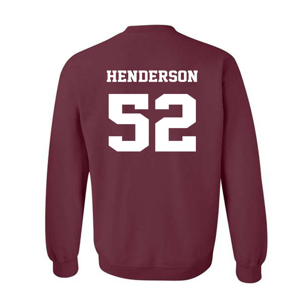 Virginia Tech - NCAA Football : Sherrod Henderson - Fashion Shersey Crewneck Sweatshirt-1