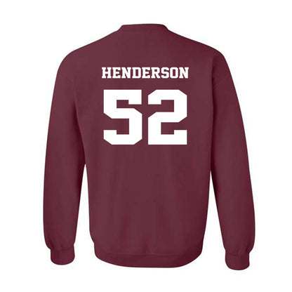 Virginia Tech - NCAA Football : Sherrod Henderson - Fashion Shersey Crewneck Sweatshirt-1