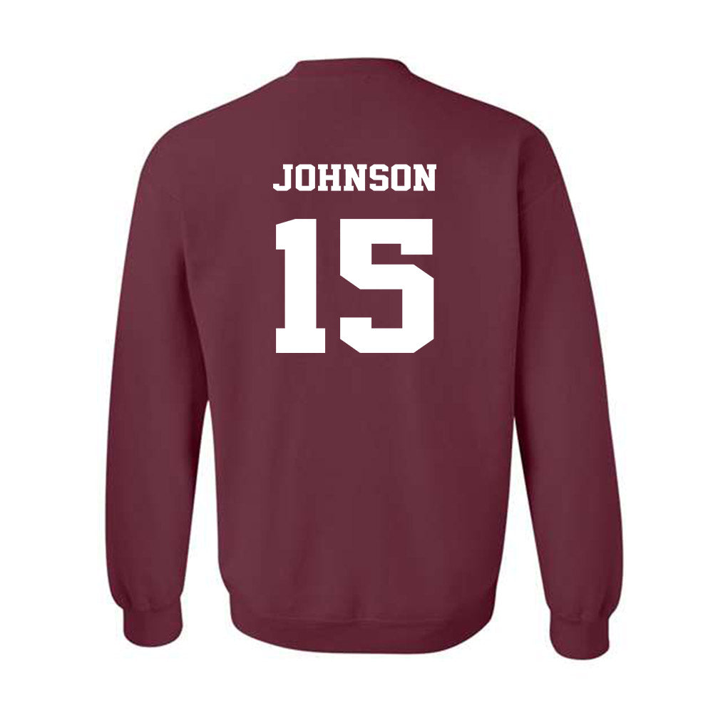 Virginia Tech - NCAA Football : Brennan Johnson - Fashion Shersey Crewneck Sweatshirt-1