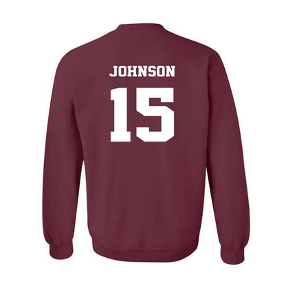 Virginia Tech - NCAA Football : Brennan Johnson - Fashion Shersey Crewneck Sweatshirt-1