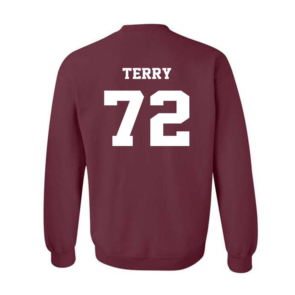 Virginia Tech - NCAA Football : Justin Terry - Fashion Shersey Crewneck Sweatshirt-1