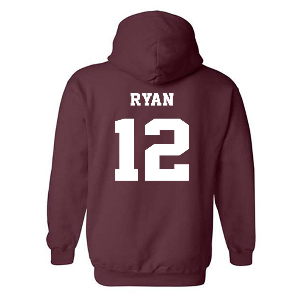 Virginia Tech - NCAA Football : Kelden Ryan - Fashion Shersey Hooded Sweatshirt-1