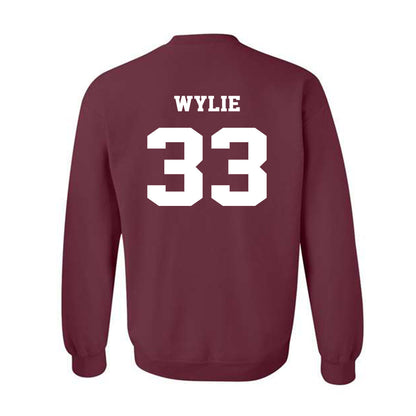 Virginia Tech - NCAA Football : Keon Wylie - Fashion Shersey Crewneck Sweatshirt-1
