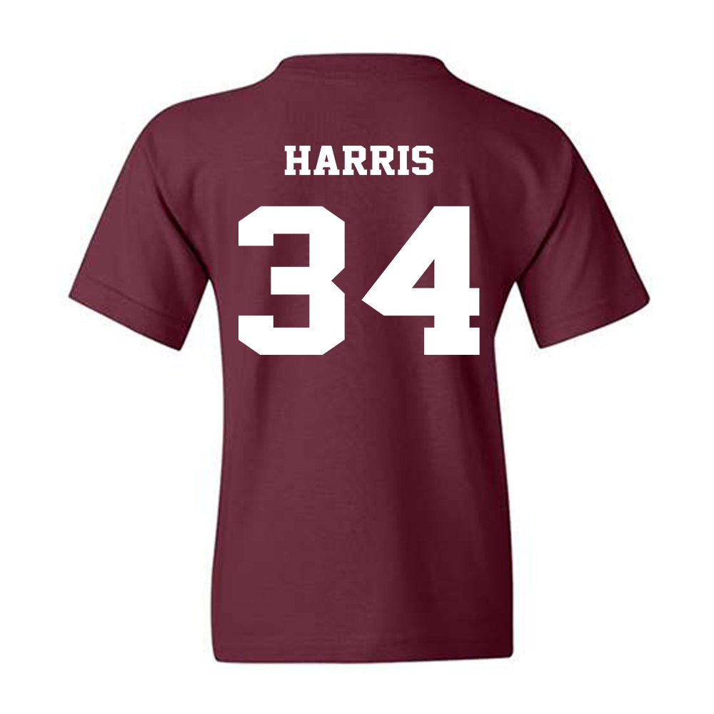 Virginia Tech - NCAA Football : Cortez Harris - Fashion Shersey Youth T-Shirt-1