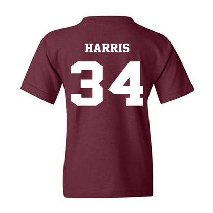 Virginia Tech - NCAA Football : Cortez Harris - Fashion Shersey Youth T-Shirt-1