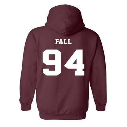 Virginia Tech - NCAA Football : Elhadj Fall - Fashion Shersey Hooded Sweatshirt-1