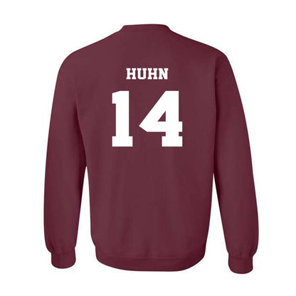 Virginia Tech - NCAA Football : Troy Huhn - Fashion Shersey Crewneck Sweatshirt-1