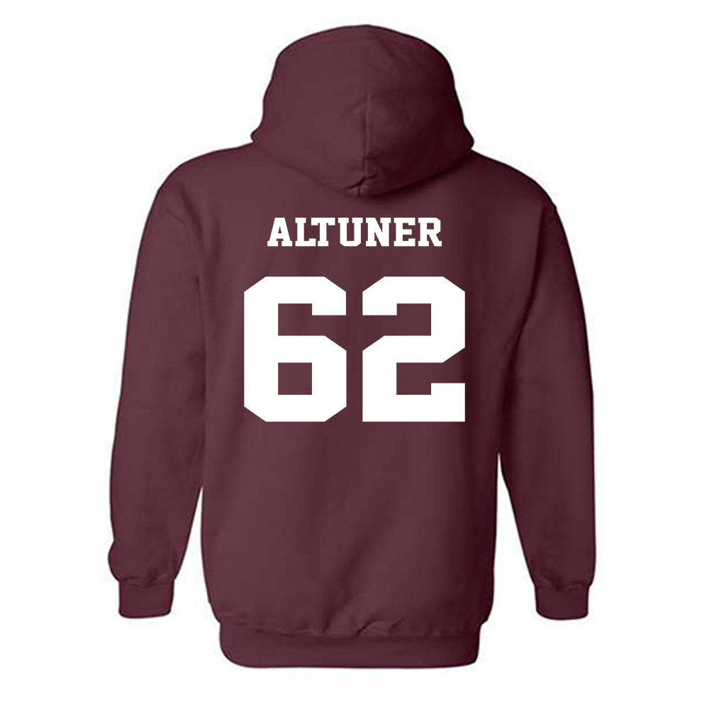 Virginia Tech - NCAA Football : Kyle Altuner - Fashion Shersey Hooded Sweatshirt-1