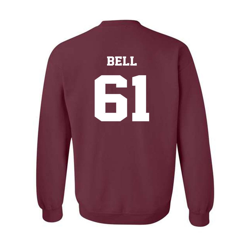 Virginia Tech - NCAA Football : Justin Bell - Fashion Shersey Crewneck Sweatshirt-1