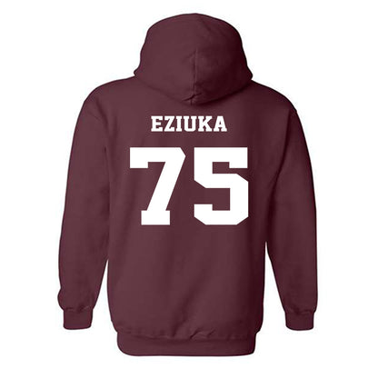 Virginia Tech - NCAA Football : Benjamin Eziuka - Fashion Shersey Hooded Sweatshirt-1