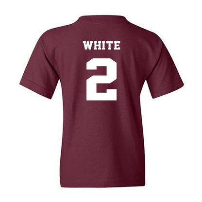 Virginia Tech - NCAA Football : Jaquez White - Fashion Shersey Youth T-Shirt-1