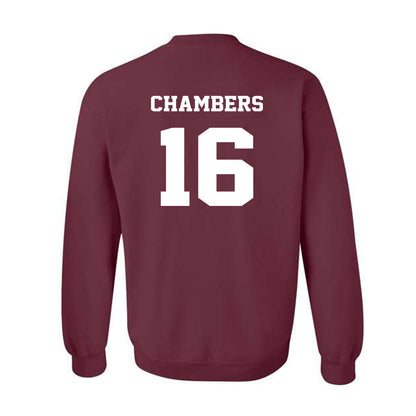 Virginia Tech - NCAA Football : Noah Chambers - Fashion Shersey Crewneck Sweatshirt-1