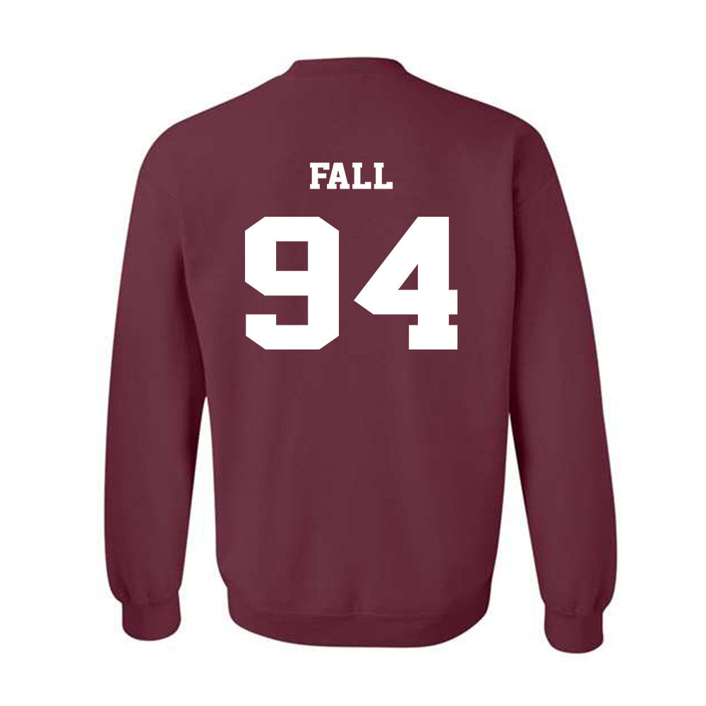 Virginia Tech - NCAA Football : Elhadj Fall - Fashion Shersey Crewneck Sweatshirt-1