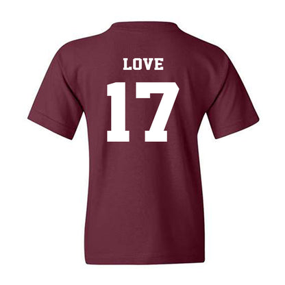 Virginia Tech - NCAA Football : John Love - Fashion Shersey Youth T-Shirt-1