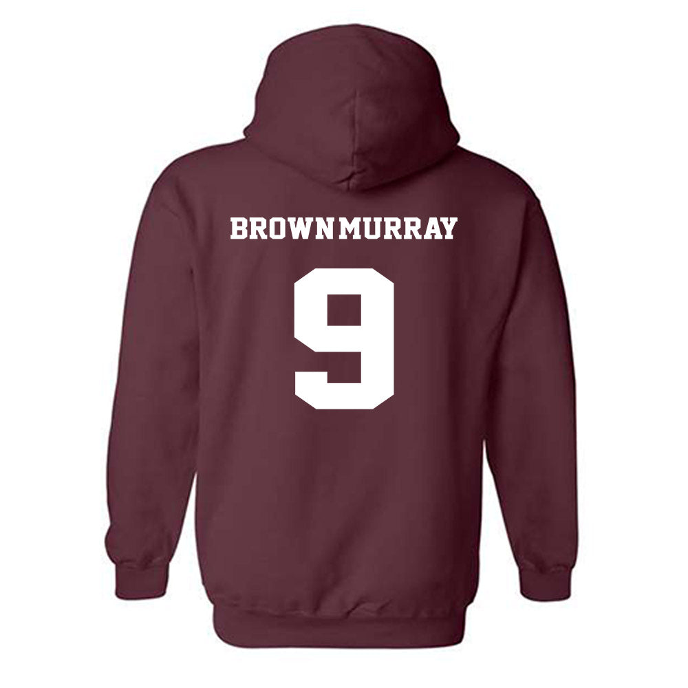 Virginia Tech - NCAA Football : Isaiah Brown-Murray - Fashion Shersey Hooded Sweatshirt-1