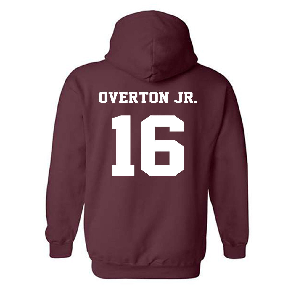 Virginia Tech - NCAA Football : Jeffrey Overton Jr. - Fashion Shersey Hooded Sweatshirt-1
