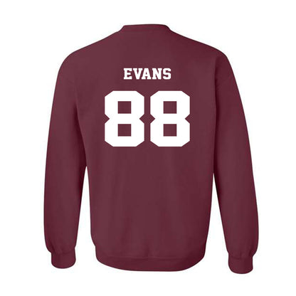 Virginia Tech - NCAA Football : Christian Evans - Fashion Shersey Crewneck Sweatshirt-1