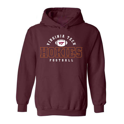 Virginia Tech - NCAA Football : Cortez Harris - Fashion Shersey Hooded Sweatshirt-0