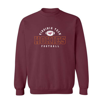 Virginia Tech - NCAA Football : Daniel Jennings - Fashion Shersey Crewneck Sweatshirt-0