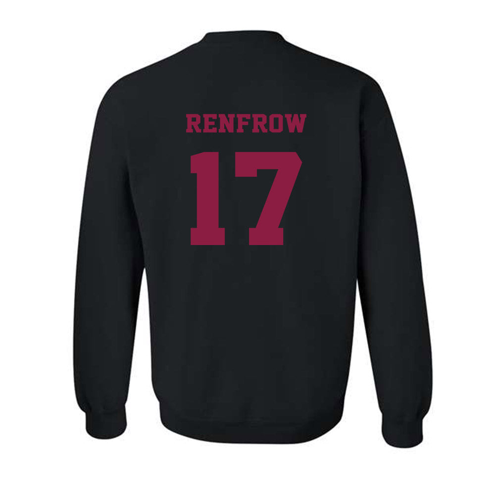 Virginia Tech - NCAA Baseball : Brett Renfrow - Fashion Shersey Crewneck Sweatshirt-1