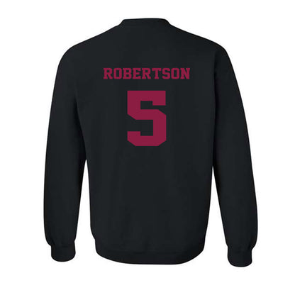 Virginia Tech - NCAA Baseball : Aiden Robertson - Fashion Shersey Crewneck Sweatshirt-1