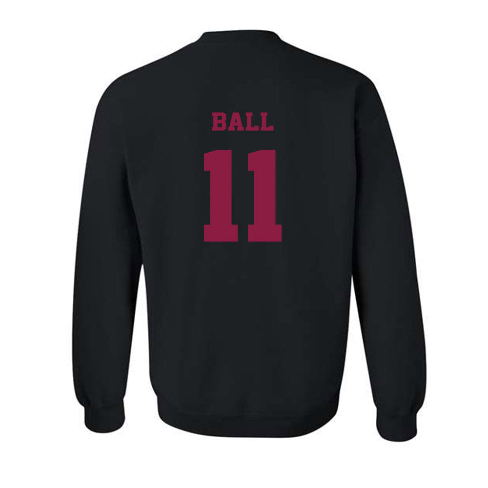 Virginia Tech - NCAA Baseball : Ethan Ball - Fashion Shersey Crewneck Sweatshirt-1
