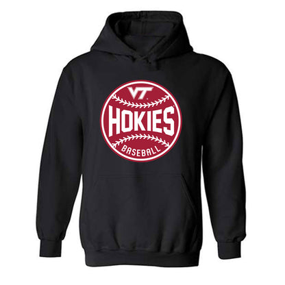 Virginia Tech - NCAA Baseball : Nic Abraham - Fashion Shersey Hooded Sweatshirt-0