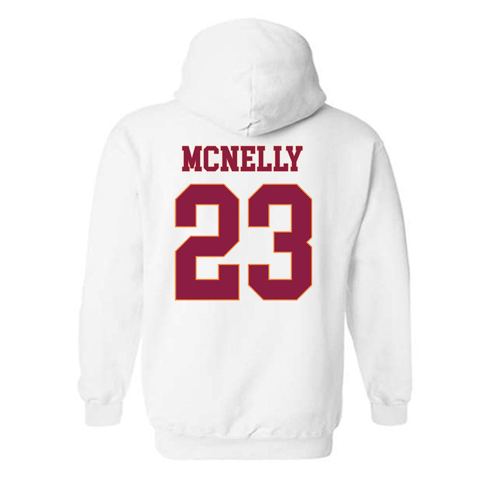 Virginia Tech - NCAA Softball : Sara McNelly - Fashion Shersey Hooded Sweatshirt-1