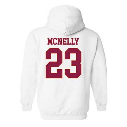 Virginia Tech - NCAA Softball : Sara McNelly - Fashion Shersey Hooded Sweatshirt-1