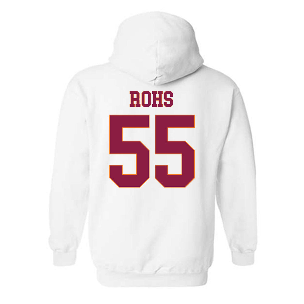 Virginia Tech - NCAA Softball : Annika Rohs - Fashion Shersey Hooded Sweatshirt-1