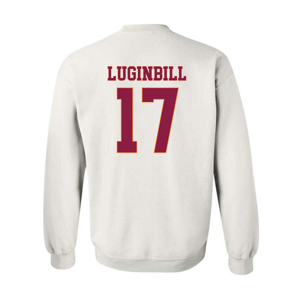 Virginia Tech - NCAA Softball : Haley Luginbill - Fashion Shersey Crewneck Sweatshirt-1