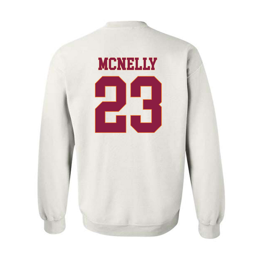 Virginia Tech - NCAA Softball : Sara McNelly - Fashion Shersey Crewneck Sweatshirt-1