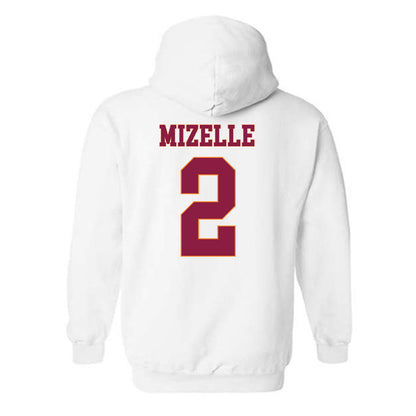 Virginia Tech - NCAA Softball : Gaby Mizelle - Fashion Shersey Hooded Sweatshirt-1