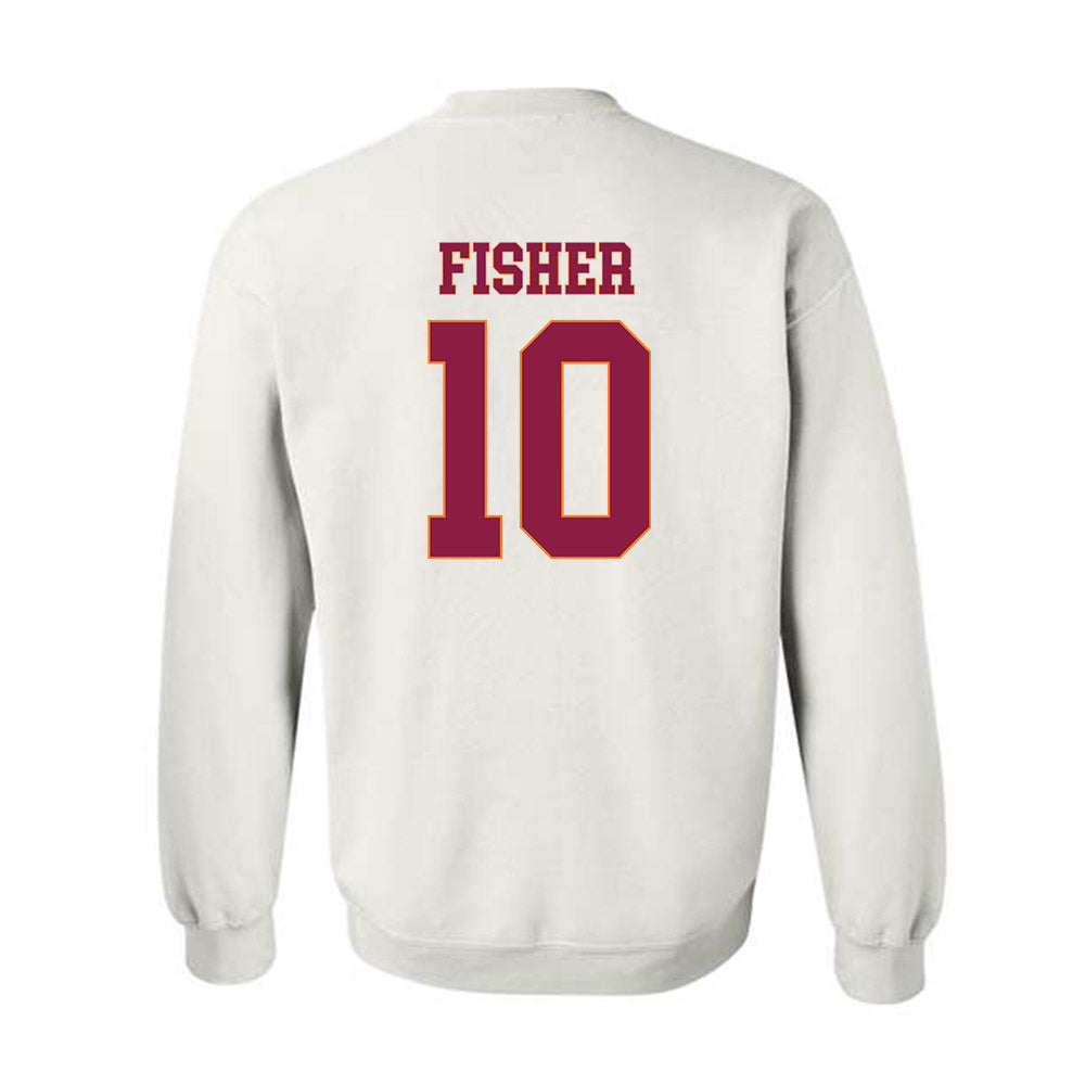 Virginia Tech - NCAA Softball : Addyson Fisher - Fashion Shersey Crewneck Sweatshirt-1