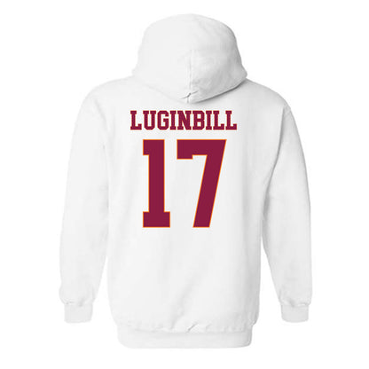 Virginia Tech - NCAA Softball : Haley Luginbill - Fashion Shersey Hooded Sweatshirt-1