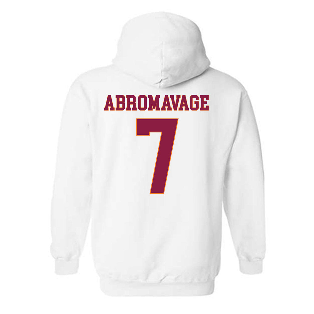Virginia Tech - NCAA Softball : Nora Abromavage - Fashion Shersey Hooded Sweatshirt-1