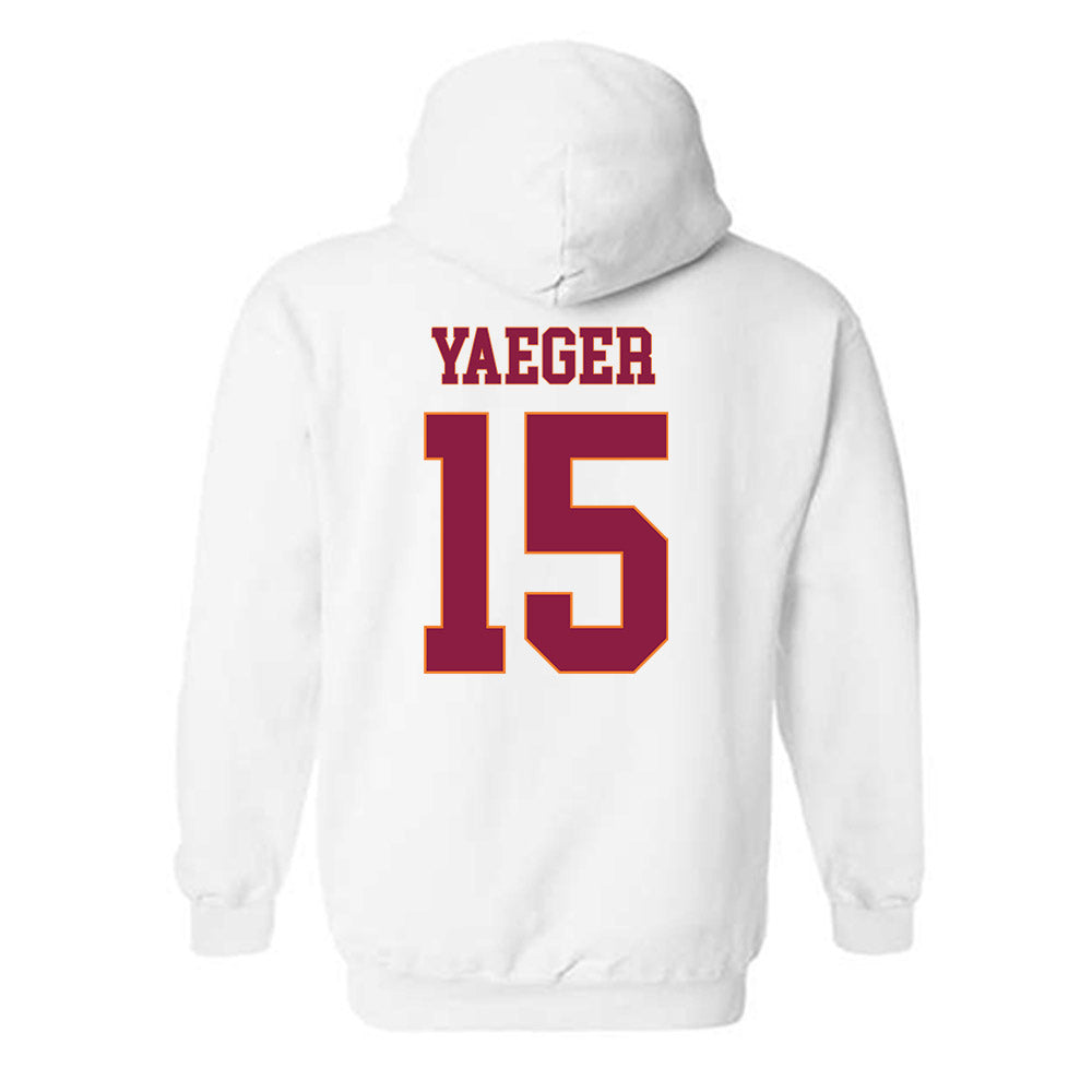 Virginia Tech - NCAA Softball : Zoe Yaeger - Fashion Shersey Hooded Sweatshirt-1