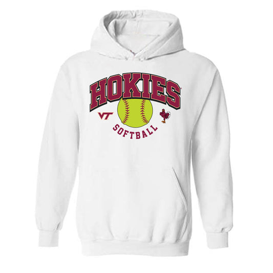 Virginia Tech - NCAA Softball : Addyson Fisher - Fashion Shersey Hooded Sweatshirt-0