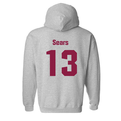 Virginia Tech - NCAA Women's Basketball : Kate Sears - Fashion Shersey Hooded Sweatshirt-1