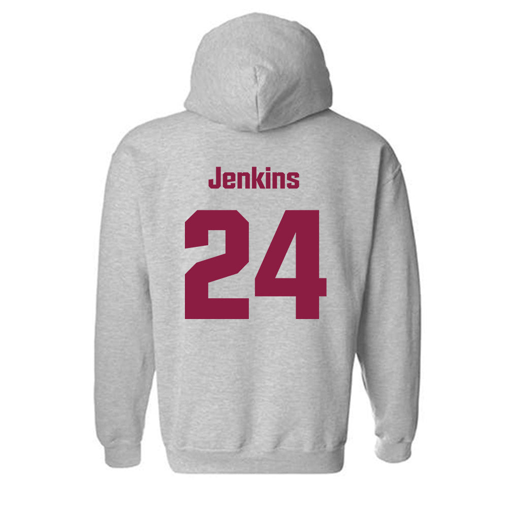 Virginia Tech - NCAA Women's Basketball : Amani Jenkins - Fashion Shersey Hooded Sweatshirt-1