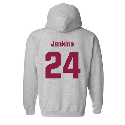 Virginia Tech - NCAA Women's Basketball : Amani Jenkins - Fashion Shersey Hooded Sweatshirt-1