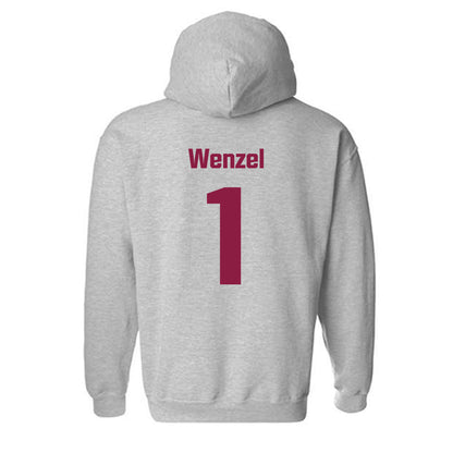 Virginia Tech - NCAA Women's Basketball : Carleigh Wenzel - Fashion Shersey Hooded Sweatshirt-1