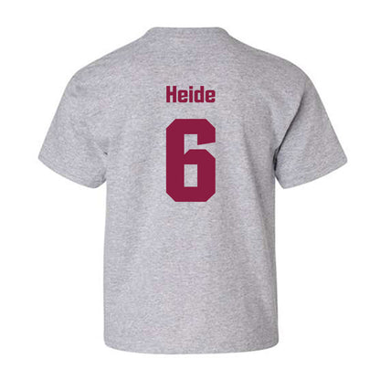 Virginia Tech - NCAA Men's Basketball : Miles Heide - Fashion Shersey Youth T-Shirt-1