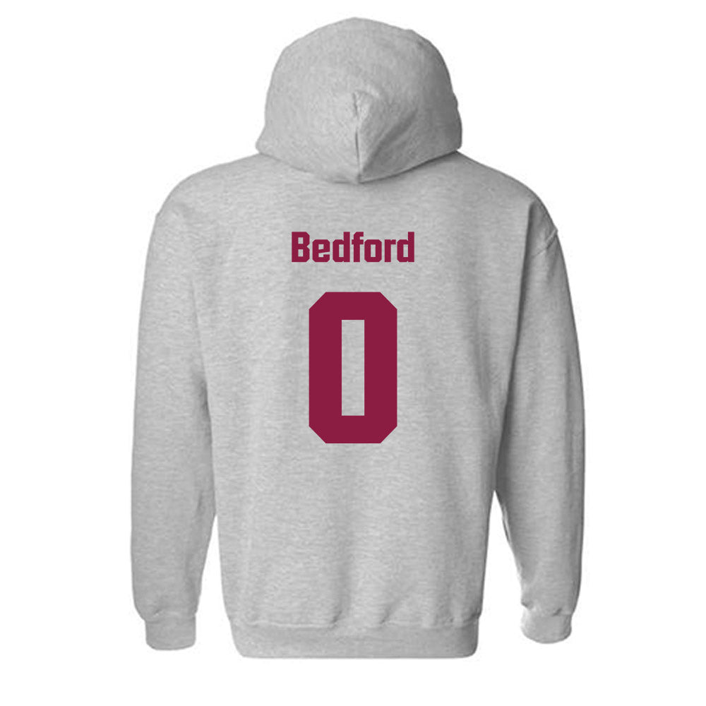 Virginia Tech - NCAA Men's Basketball : Jailen Bedford - Fashion Shersey Hooded Sweatshirt-1