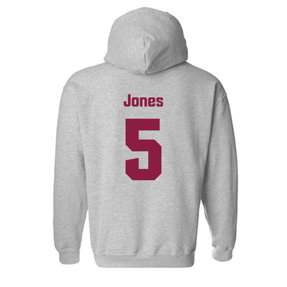 Virginia Tech - NCAA Men's Basketball : SinCere Jones - Fashion Shersey Hooded Sweatshirt-1