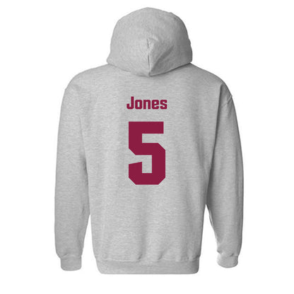Virginia Tech - NCAA Men's Basketball : SinCere Jones - Fashion Shersey Hooded Sweatshirt-1